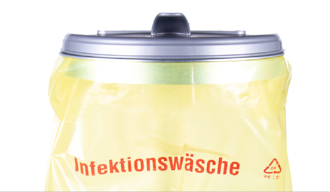 Entsorgungssäcke mit Blauem Engel