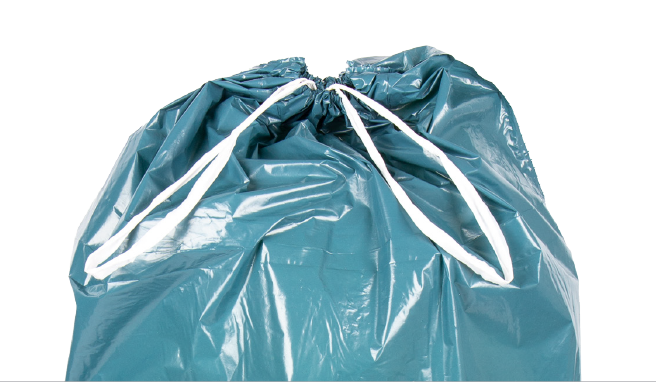 Zugbandsäcke mit Blauem Engel